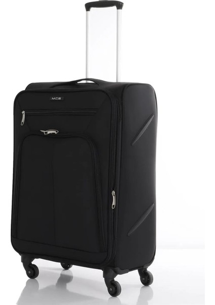 V116 Lüx Kumaş Orta Boy Valiz V116 - Siyah fırsatları