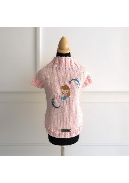 Köpek Için Deniz Kızı Açık Pembe Kazak fiyatları