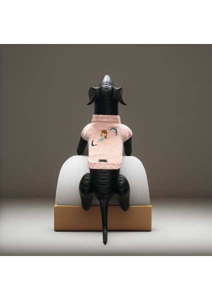 Köpek Için Deniz Kızı Açık Pembe Kazak indirimleri