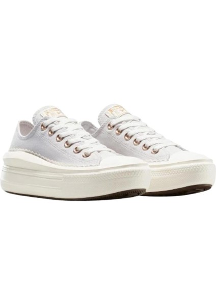 Chuck Taylor All Star Move Platform Frılls Low Top A15494C Gri Günlük Sneaker Ayakkabı modelleri