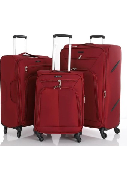 V116 Lüx Kumaş Büyük Boy Valiz V116 - Bordo fiyatları