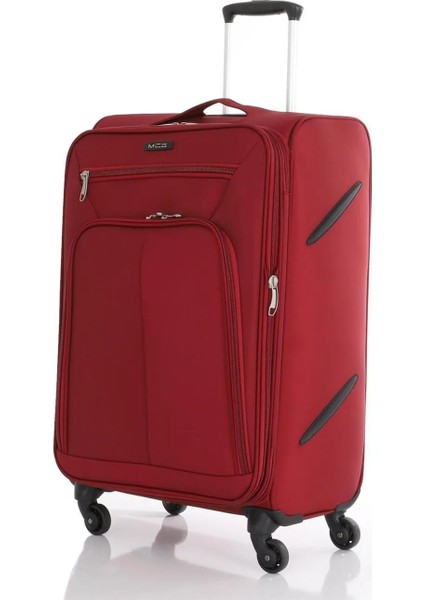 V116 Lüx Kumaş Büyük Boy Valiz V116 - Bordo modelleri