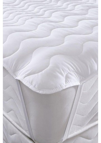 Kapitoneli Sıvı Geçirmez Alez 220X200 cm Çift Kişilik Köşe Lastikli