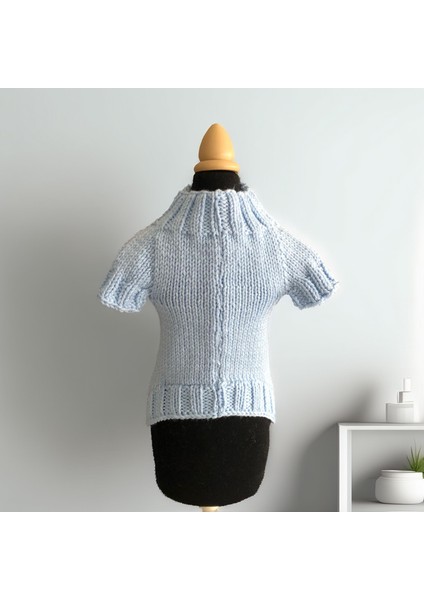 Köpek Için Gökkuşağı Balonu Açık Mavi Kazak fırsatları