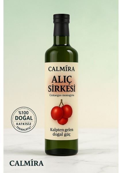 Alıç Sirkesi 500 ml Doğal Fermantasyon ( Natural Fermentation Hawthorn Vinegar)