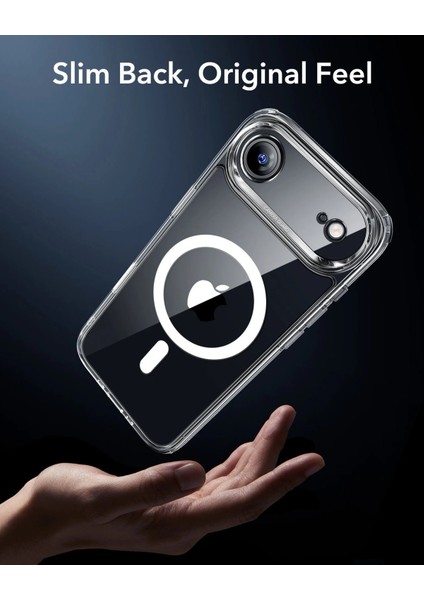 Apple iPhone 17 Air Classic Hybrid Kamera Kontrol Koruma Butonlu Magsafe Kapak Kılıf