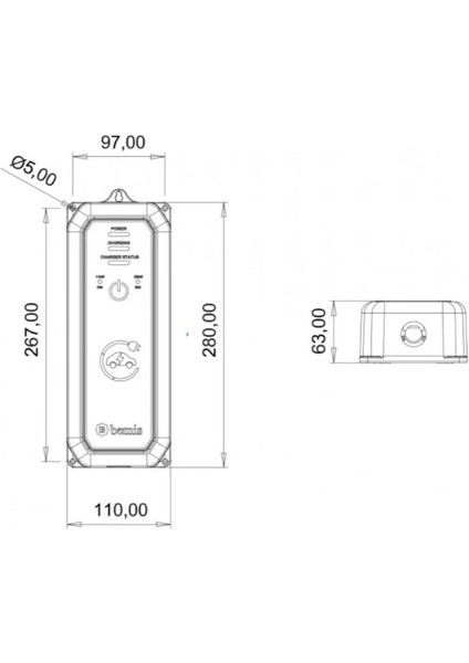 11 - 22 Kw Pro Mobil Araç Şarj Aleti 5 Metre BEV-2331-0001 fırsatları