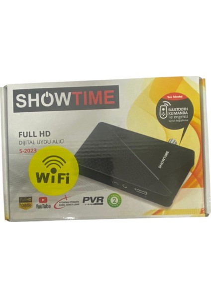 Showtıme Çanaklı Çanaksız Dahili Wi-Fi Internet Tv Destekli Full Hd Uydu Alıcı Bluetooth Kumandalı modelleri