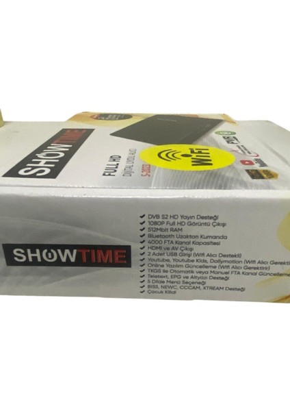 Showtıme Çanaklı Çanaksız Dahili Wi-Fi Internet Tv Destekli Full Hd Uydu Alıcı Bluetooth Kumandalı fırsatları