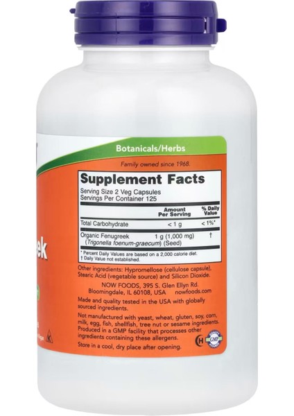 Fenugreek 500 Mg 250 Veg Kapsül fiyatları