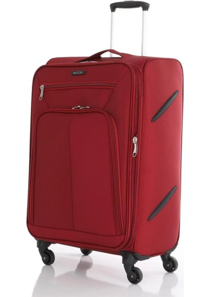 V116 Lüx Kumaş Kabin Boy Valiz V116 - Bordo