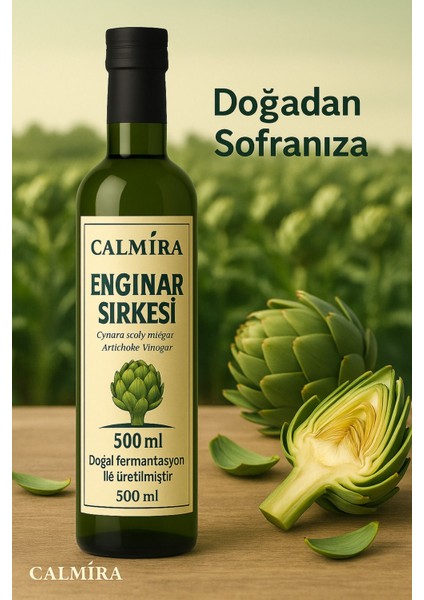 Enginar Sirkesi 500ML Doğal Fermantasyon (Natural Fermentation Artichoke Vinegar) modelleri