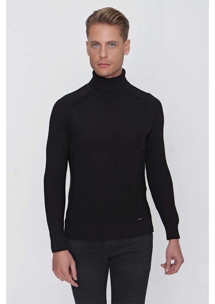 Tr 847 Slim Fit Siyah Klasik Triko fırsatları