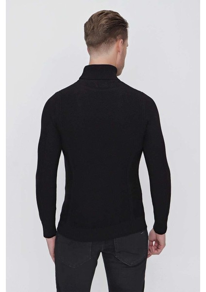 Tr 847 Slim Fit Siyah Klasik Triko indirimleri