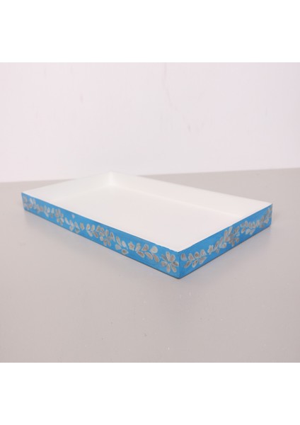 Mylamp Pure Sedefli 45X25X4 Cm. Tepsi ve 12 Li Sedefli Çay Tabağı modelleri