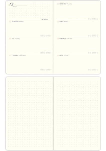 A5 Keten Süresiz Planlayıcı Ajanda Lacivert indirimleri