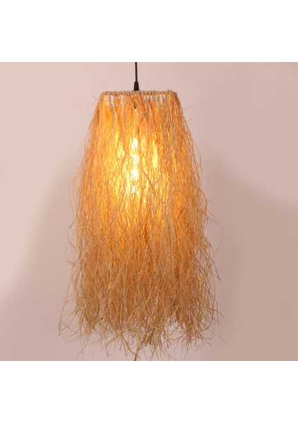 Mylamp Yaygın Doğal Rafya Tekli Avize 18X65 cm fırsatları