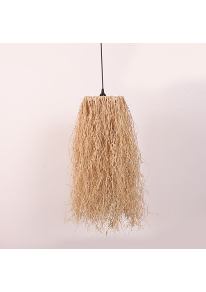 Mylamp Yaygın Doğal Rafya Tekli Avize 18X65 cm indirimleri