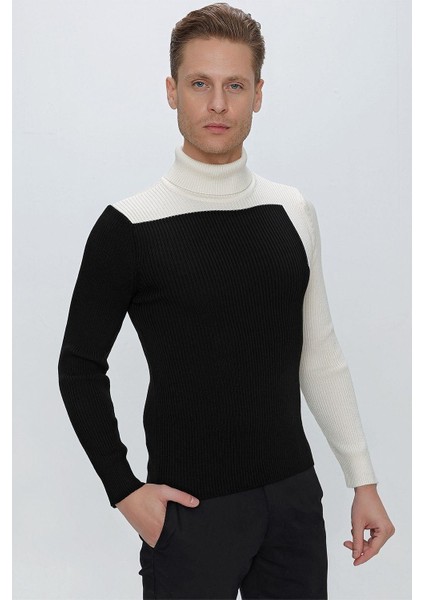 Tr 842 Slim Fit Siyah Klasik Triko modelleri