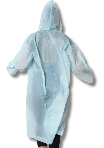 Kadın Erkek Yağmurluk Kapüşonlu Çıtçıtlı Eva Su Yeşili Yağmurluk BYMMRC881R10 fiyatları