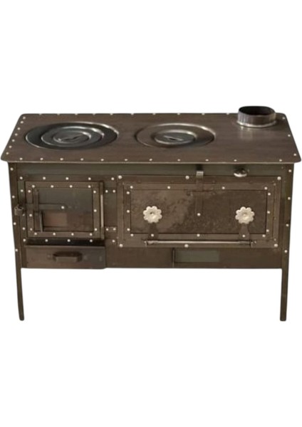 Kalın Tabzon Kuzine Soba 3 mm Çok Amaçlı Bahçe Tipi Kuzine Soba Özel El Yapımı Soba modelleri