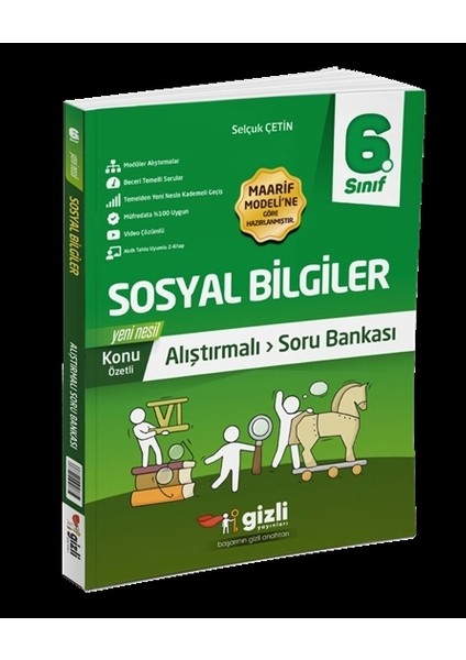 6. Sınıf Sosyal Bilgiler Alıştırmalı Soru Bankası Yeni