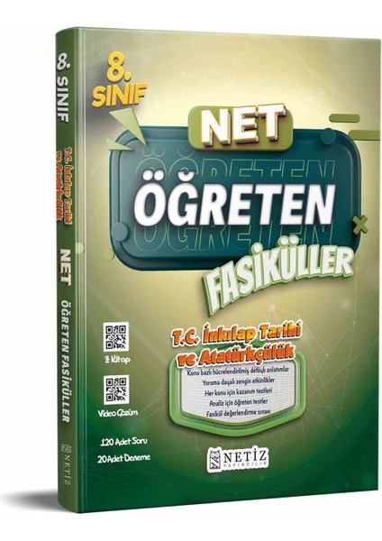 Netiz 8.sınıf Inkılap Tarihi ve Atatürkçülük Net Fasiküller fiyatları
