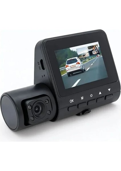 C50 1080P 3 Kameralı Araç Kamerası Gece Görüş G-Sensör Geri Görüş Kameralı 170° Açı Döngüsel Kayıt modelleri