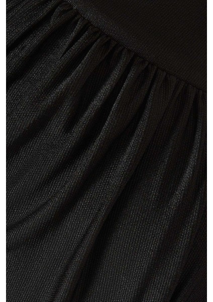 Daphne Maxi Elbise - Asimetrik Yaka, Uzun Kollu, Şık ve Zarif Tasarım fırsatları