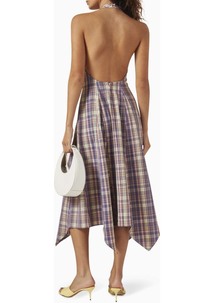 Stella Açık Sırt Elbise - Çok Renkli - Fitted Bel & Flared Etek ile Şık Silüet modelleri