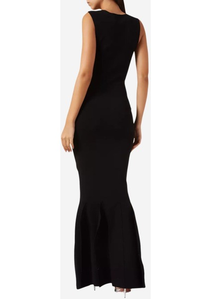 Cut-Out Detaylı Triko Elbise, Siyah modelleri