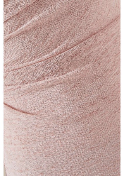 Asimetrik Soğuk Omuzlu Maxi Elbise Uzun Kol & Gizli Fermuar fırsatları