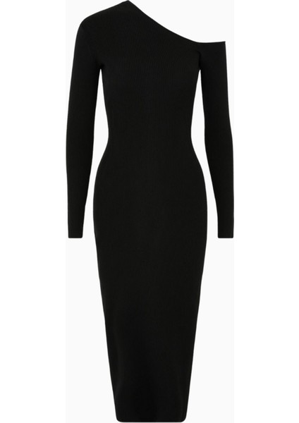 Tek Omuz Elbise Asimetrik Tasarım ve Zarif Siluet ile Modern Şıklık