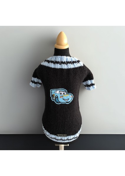 Köpek Için Cars The Movie Mavi Siyah Kazak fiyatları