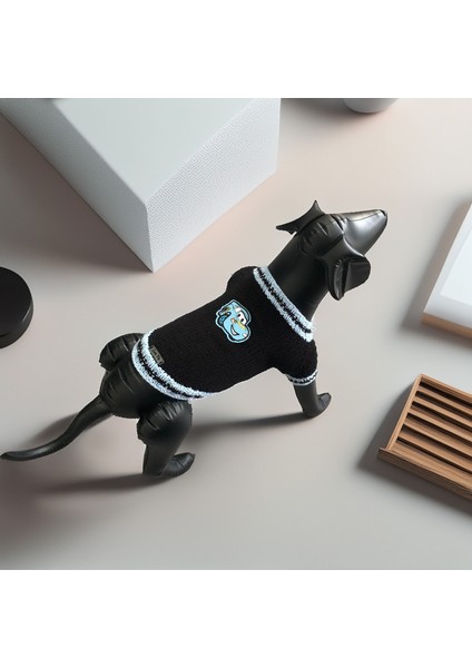 Köpek Için Cars The Movie Mavi Siyah Kazak modelleri