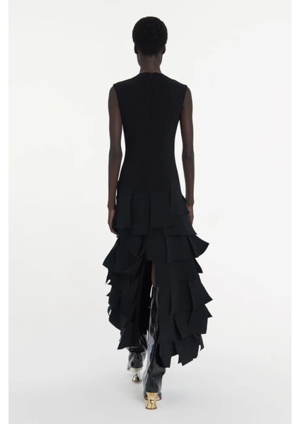 Lazer Kesim Elements Kolsuz Elbise, Modern Bilek Boy, Yırtmaçlı ve Zarif Tasarım modelleri