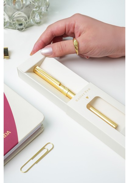 Premium Roller Kalem Gold RP25