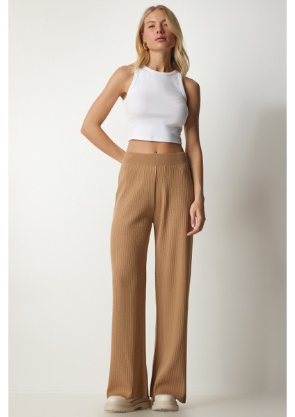 Fitilli Triko Pantolon LKİ0012 Bisküvi modelleri