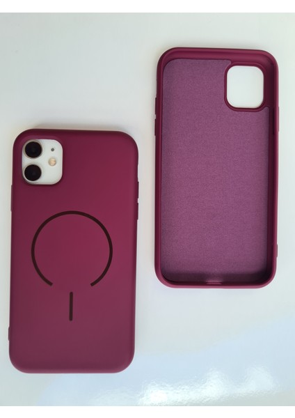iPhone 11 Magsafe ile Uyumlu Yumuşak Soft Mükemmel Manyetik Esnek Lansman Silikon Kılıf modelleri