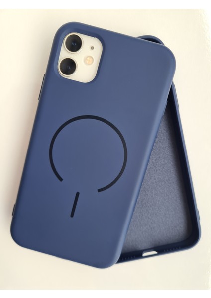 iPhone 11 Magsafe ile Uyumlu Yumuşak Soft Mükemmel Manyetik Esnek Lansman Silikon Kılıf