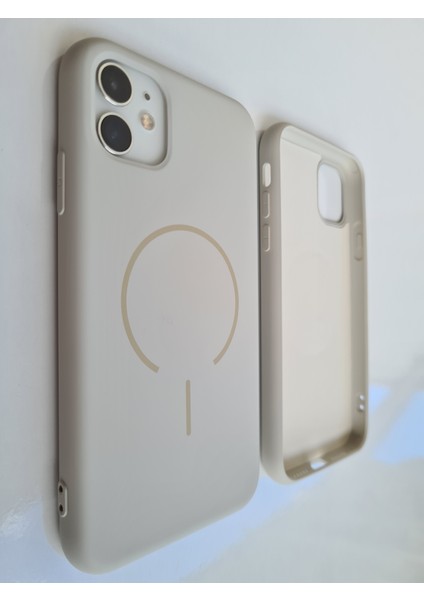 iPhone 11 Magsafe ile Uyumlu Yumuşak Soft Mükemmel Manyetik Esnek Lansman Silikon Kılıf fiyatları