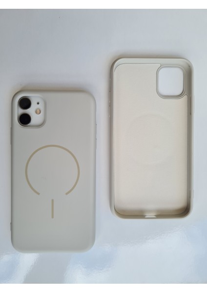 iPhone 11 Magsafe ile Uyumlu Yumuşak Soft Mükemmel Manyetik Esnek Lansman Silikon Kılıf modelleri