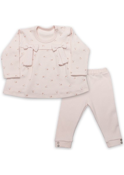 Bistyle Grow In Love 2'li Bebe Takım 14102 Pembe Ekru