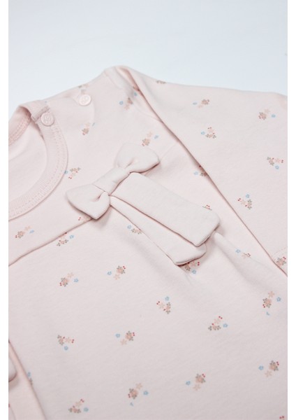 Bistyle Grow In Love 2'li Bebe Takım 14102 Pembe Ekru modelleri