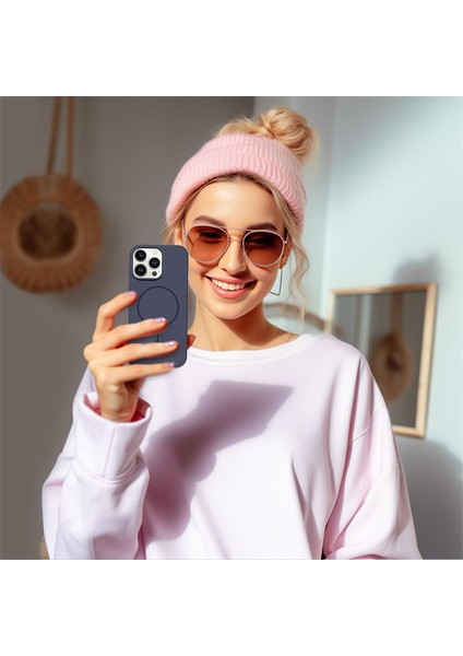 iPhone 11 Magsafe ile Uyumlu Yumuşak Soft Mükemmel Manyetik Esnek Lansman Silikon Kılıf