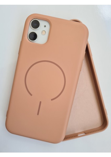 iPhone 11 Magsafe ile Uyumlu Yumuşak Soft Mükemmel Manyetik Esnek Lansman Silikon Kılıf