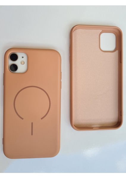 iPhone 11 Magsafe ile Uyumlu Yumuşak Soft Mükemmel Manyetik Esnek Lansman Silikon Kılıf modelleri