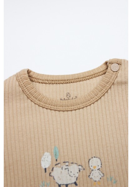 Bistyle Always Dream Yarım Kol 2'li Body 17114 Ekru Bej indirimleri