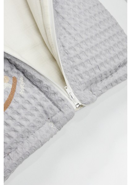 Bistyle Fermuarlı Natural Life Pike Battaniye Boy 70114 Gri fırsatları