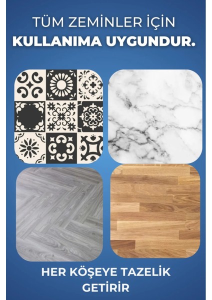 Beyaz Sabun , Gül Bahçesi Kokulu Robot Süpürge Deterjanı 2'li Set, Yüzey Temizleyici 250 ml fiyatları